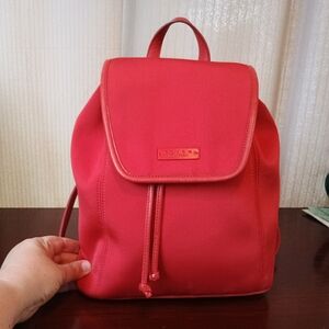 Coach Red Backpack